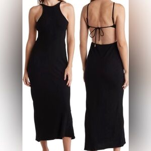 Anthropologie Sovere linen maxi dress